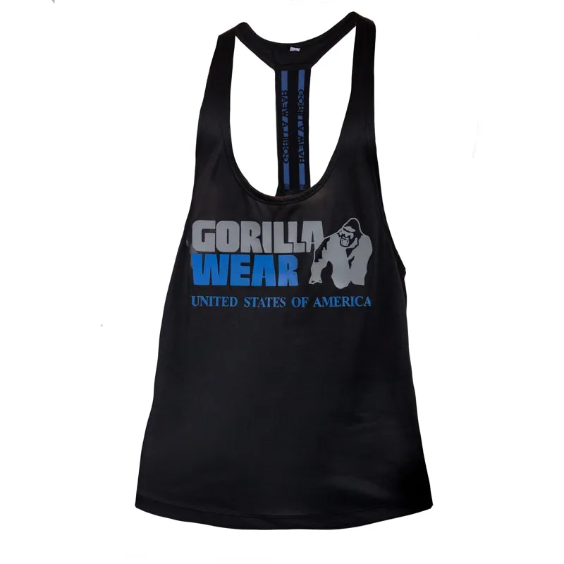Nashville Tank Top -Black/Light Blue