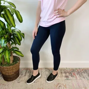 Navy Angle Legging • 600 