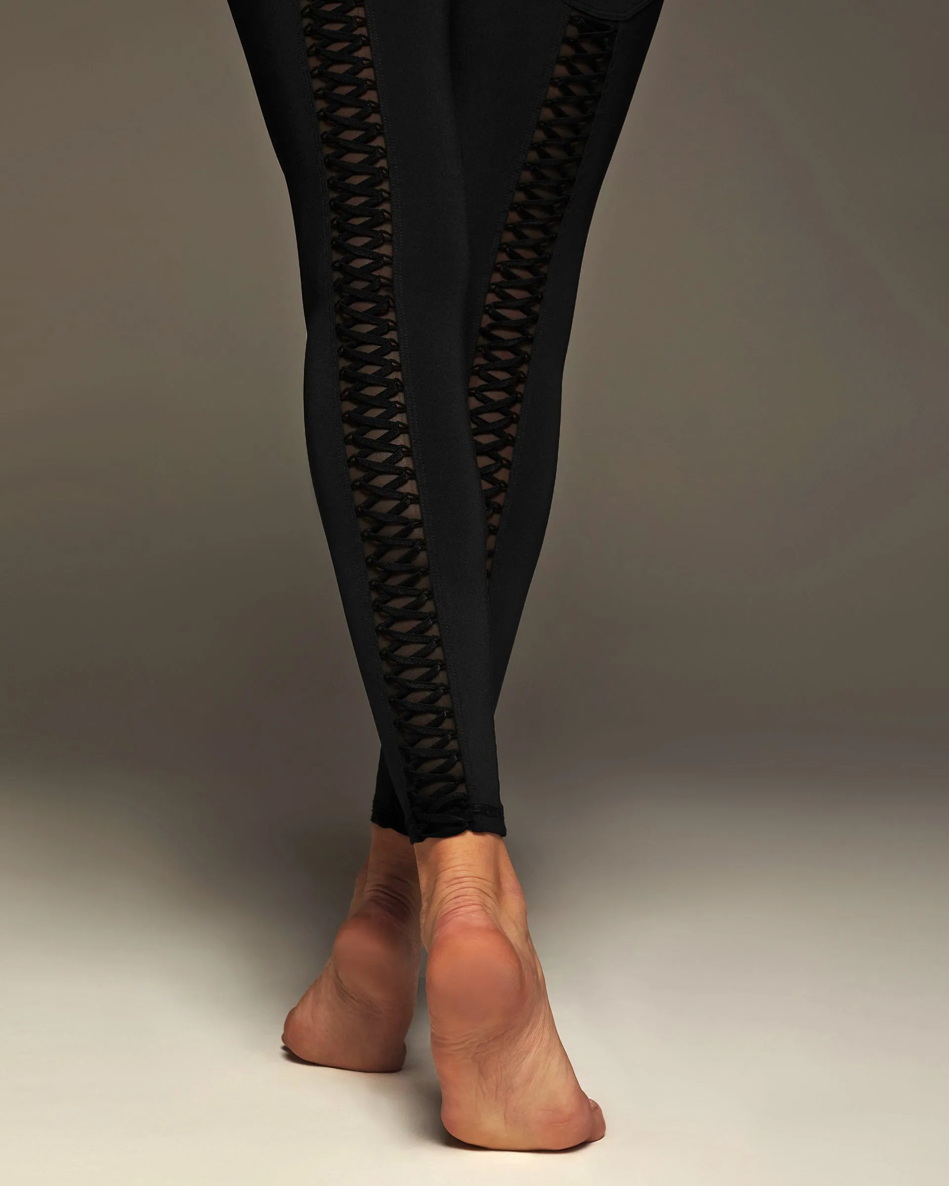 Nero-Lace-Up Legging
