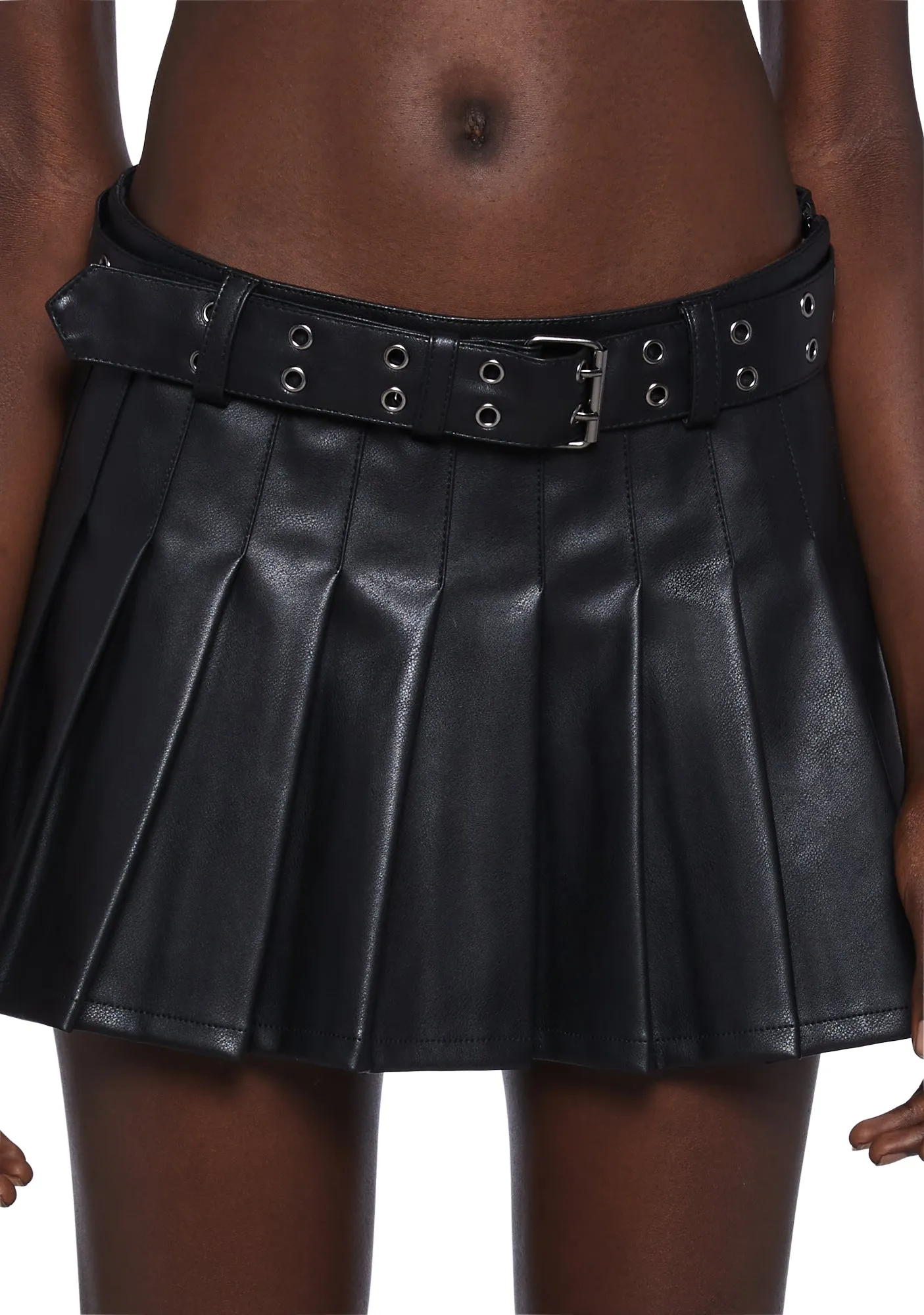 Number One Name Pleated Skirt