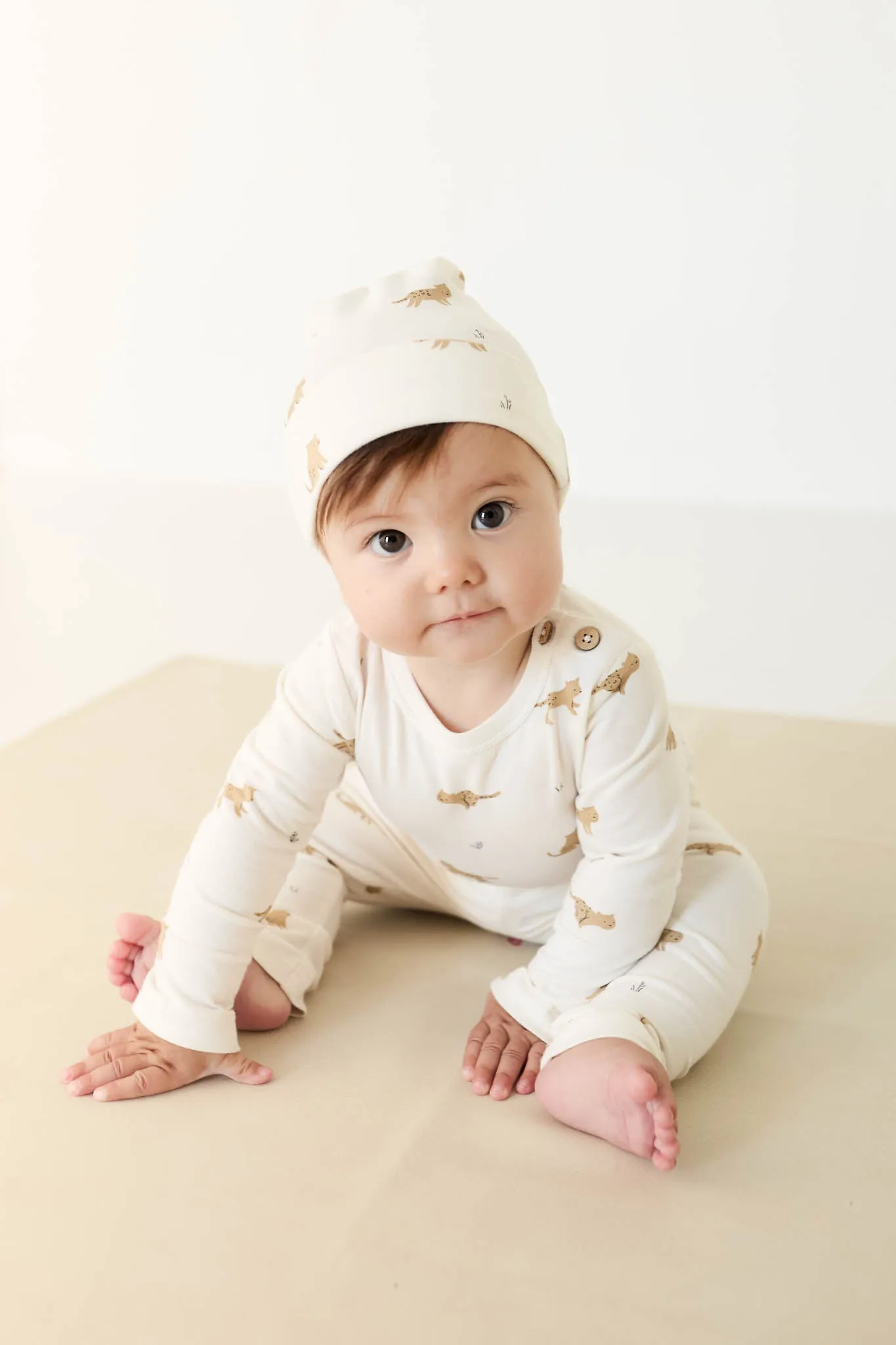 Organic Cotton Everyday Legging - Lenny Leopard Cloud