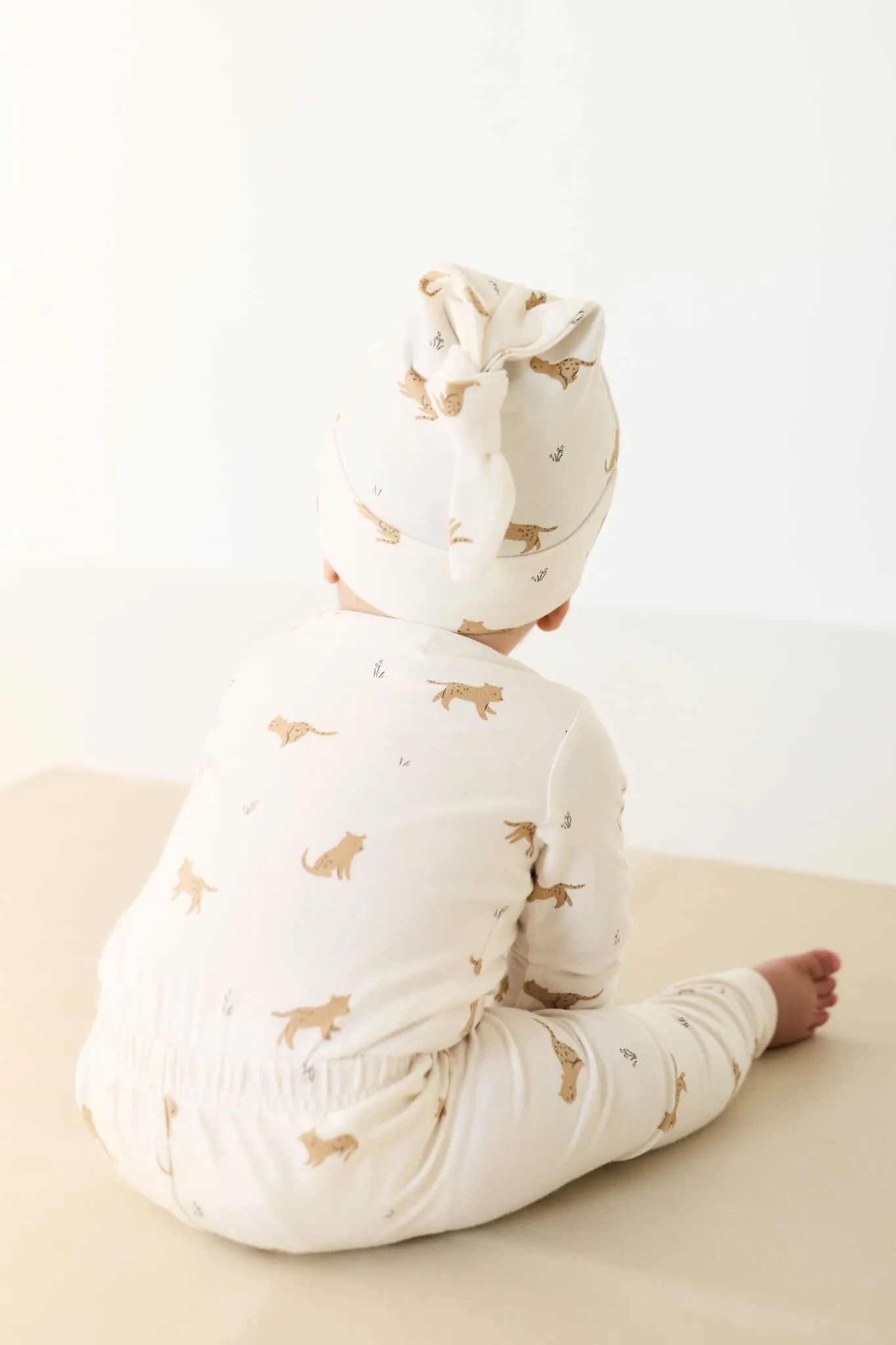 Organic Cotton Everyday Legging - Lenny Leopard Cloud