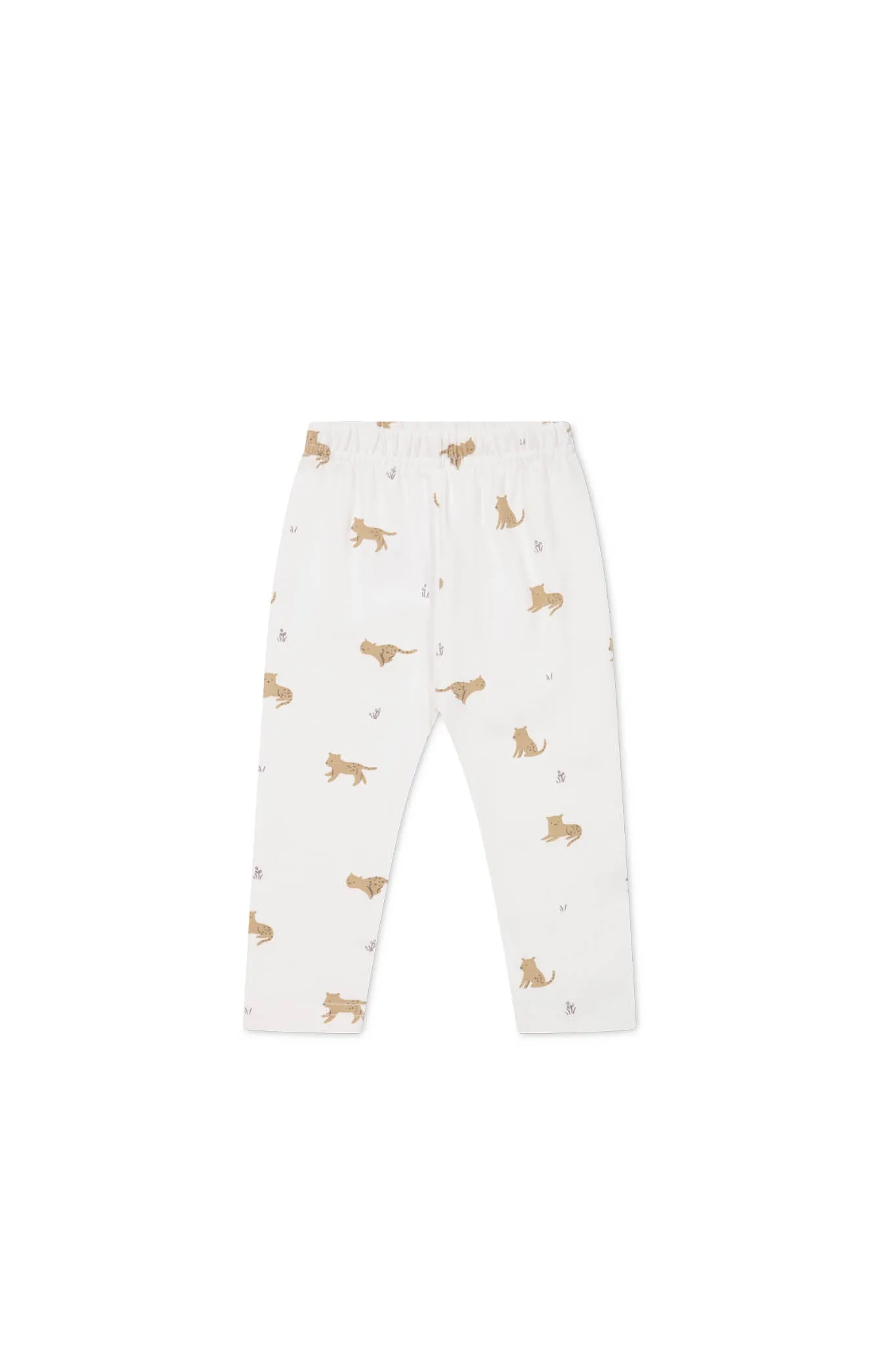 Organic Cotton Everyday Legging - Lenny Leopard Cloud
