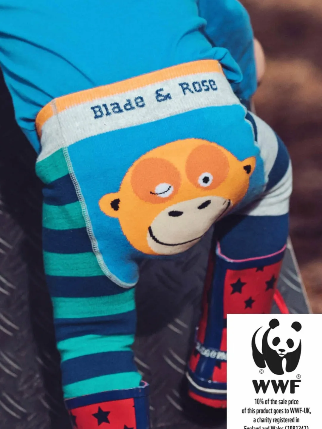 Organic WWF Orangutan Leggings 0-6 Months