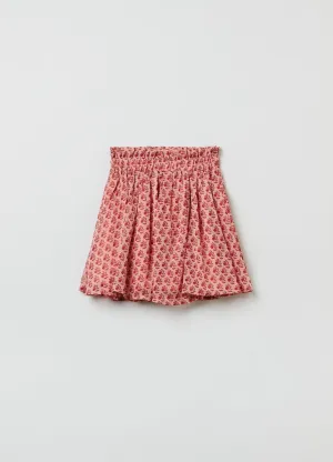 OVS HOUSEBRAND Pleated Skirt With Floral Print