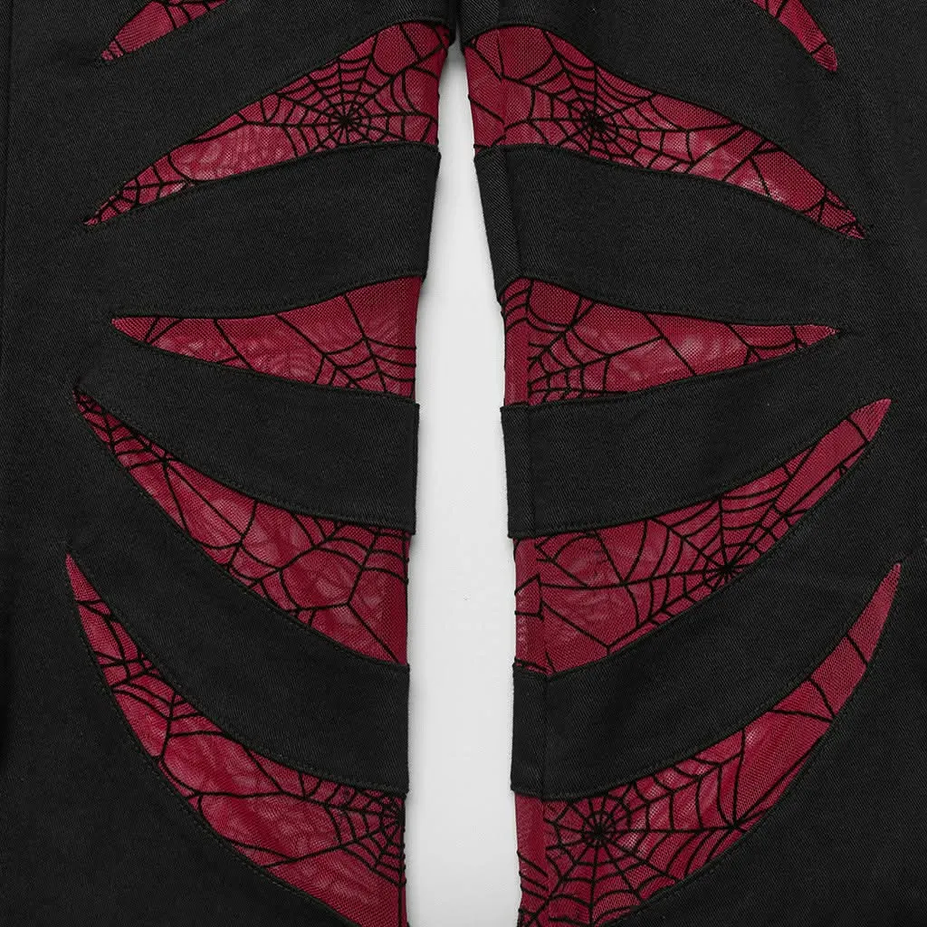 Pariah Flared Trousers (Red)