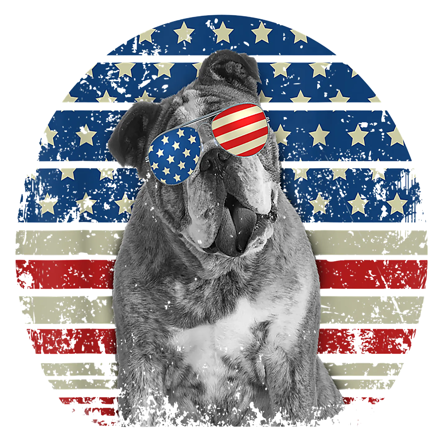 Patriotic Bulldog Tank