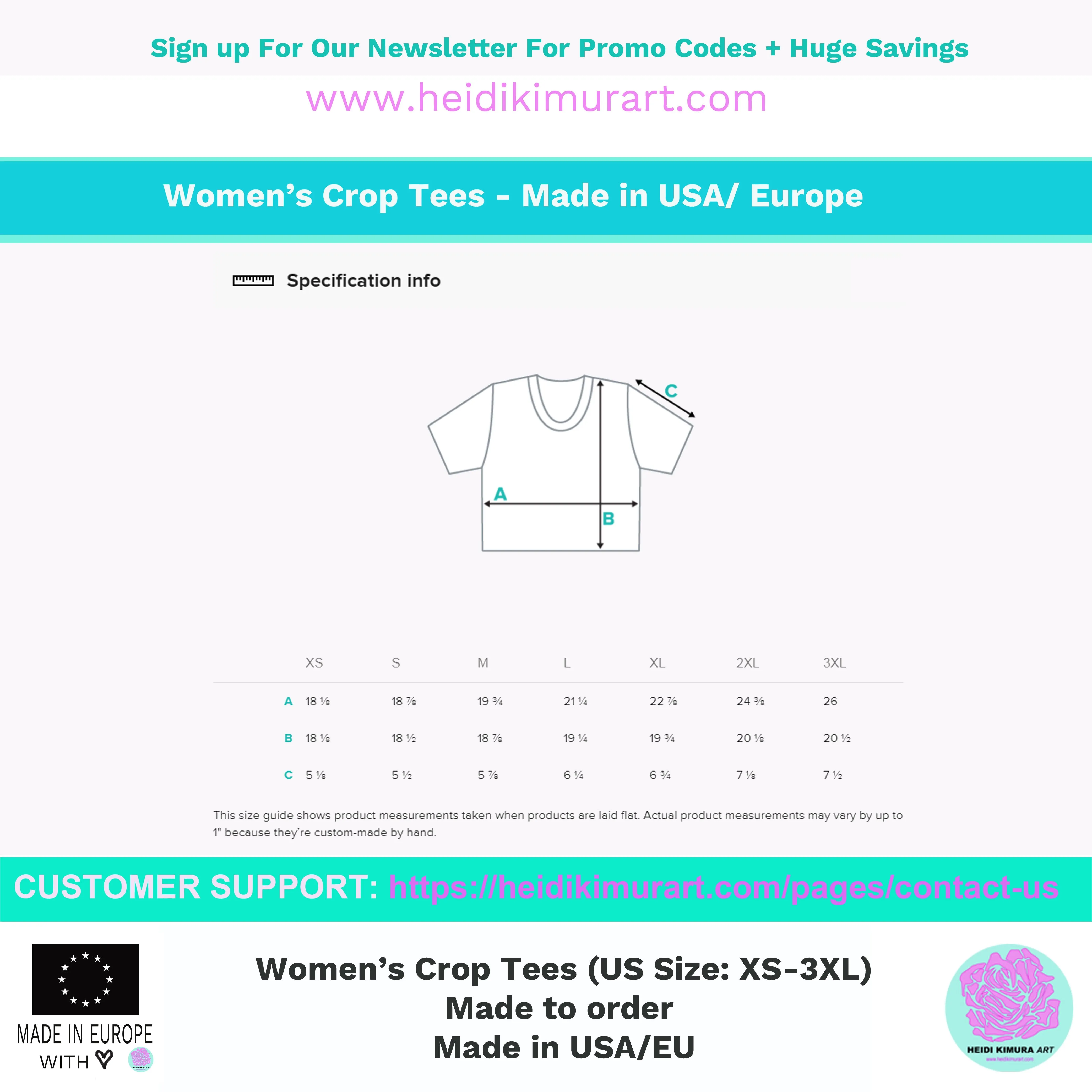 Peach Tie Dye Crop Tee, Pink Abstract Women's Cropped T-shirt-Made in USA/EU
