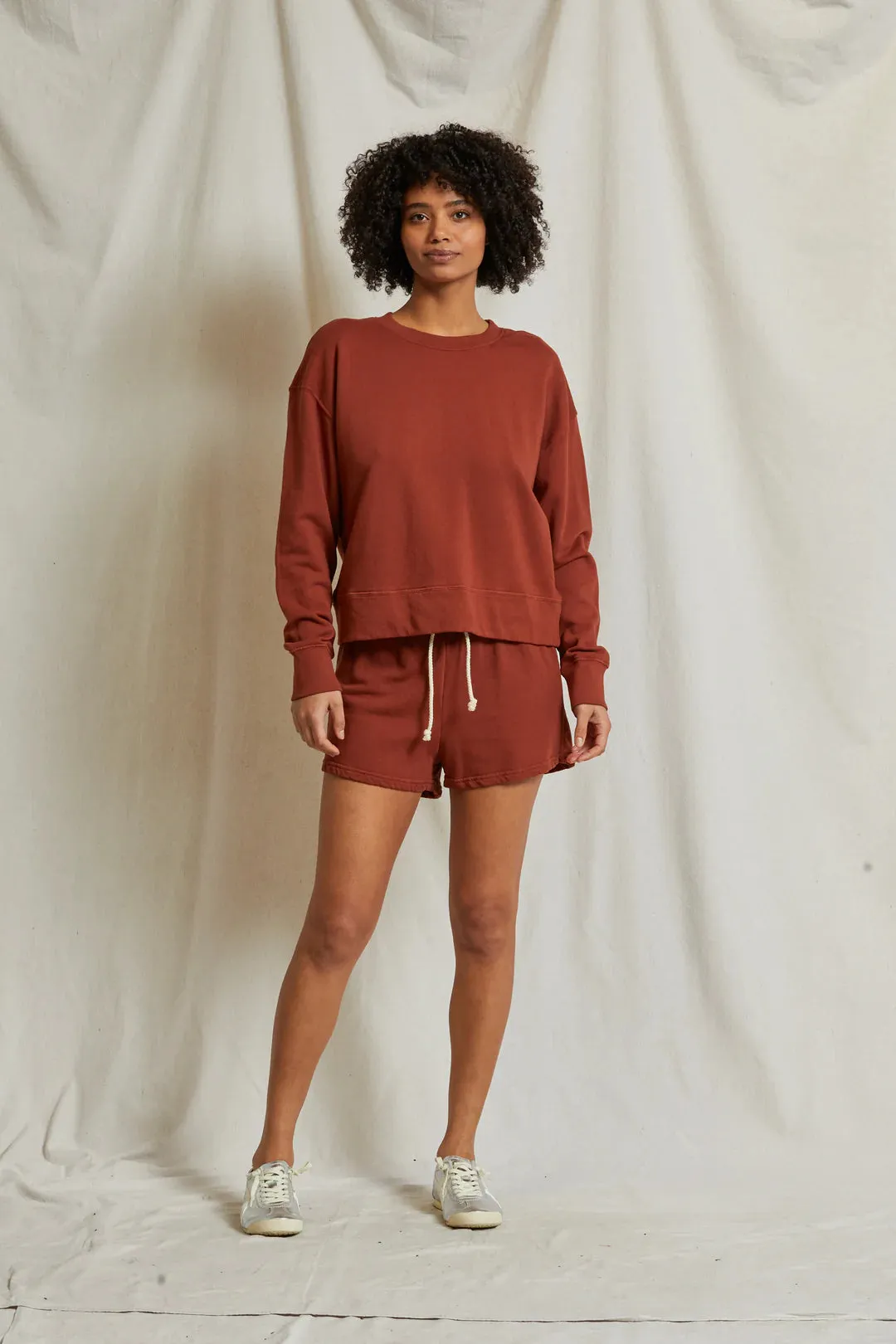 Perfect White Tee Tyler French Terry Pullover