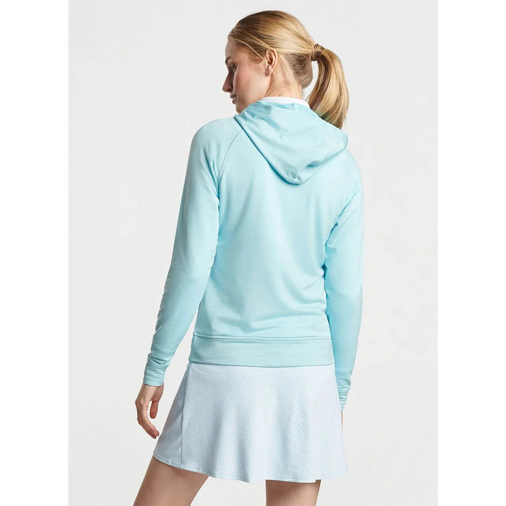 Peter Millar Women's Beaumont Full-Zip Hoodie Sweatshirt - Blue Spruce*
