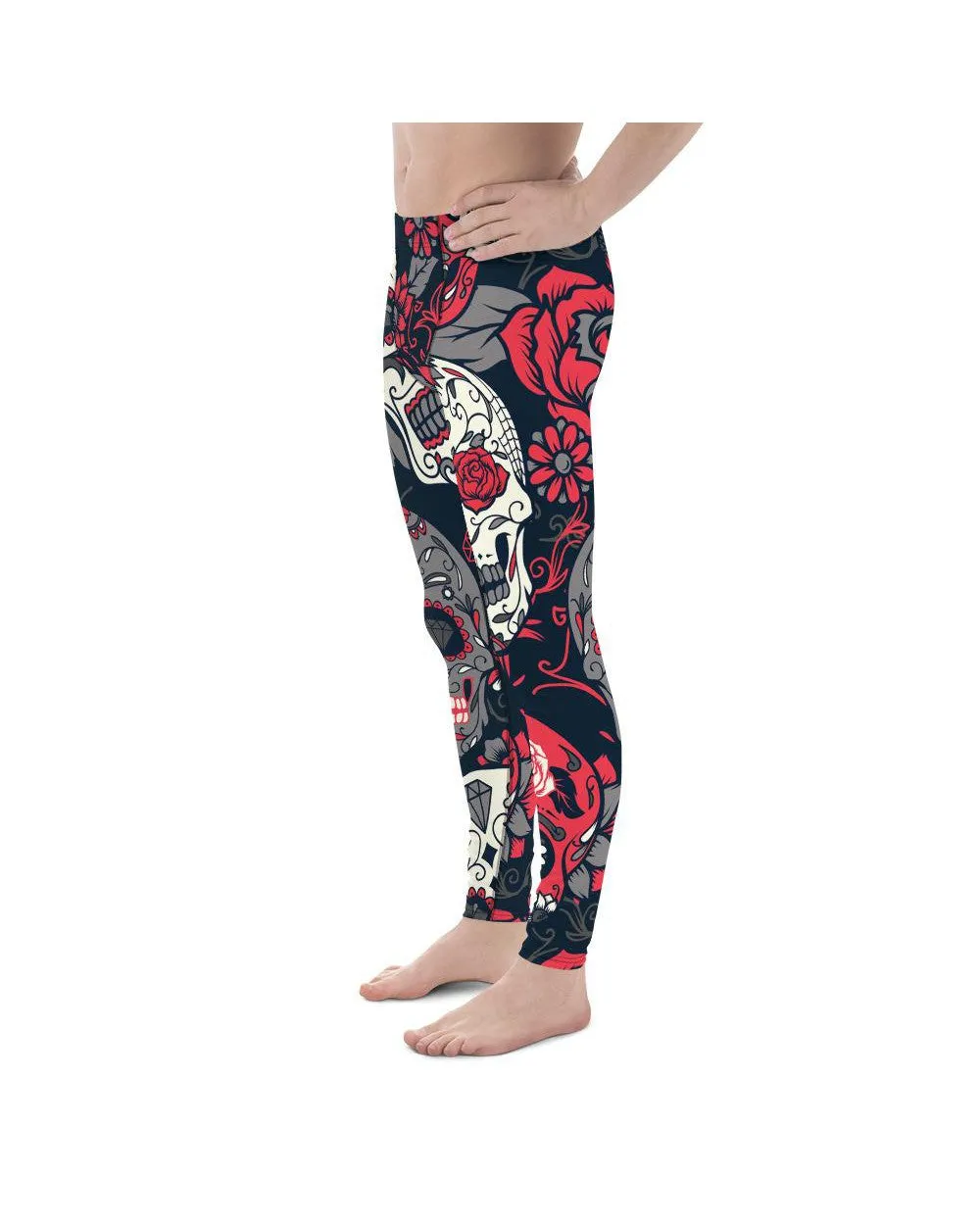 Pink Sugar Skull Meggings