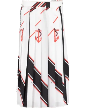 Pleated Nautical Skirt