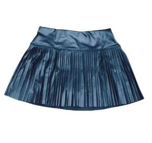 Pleated Pleather Skirt | FBZ