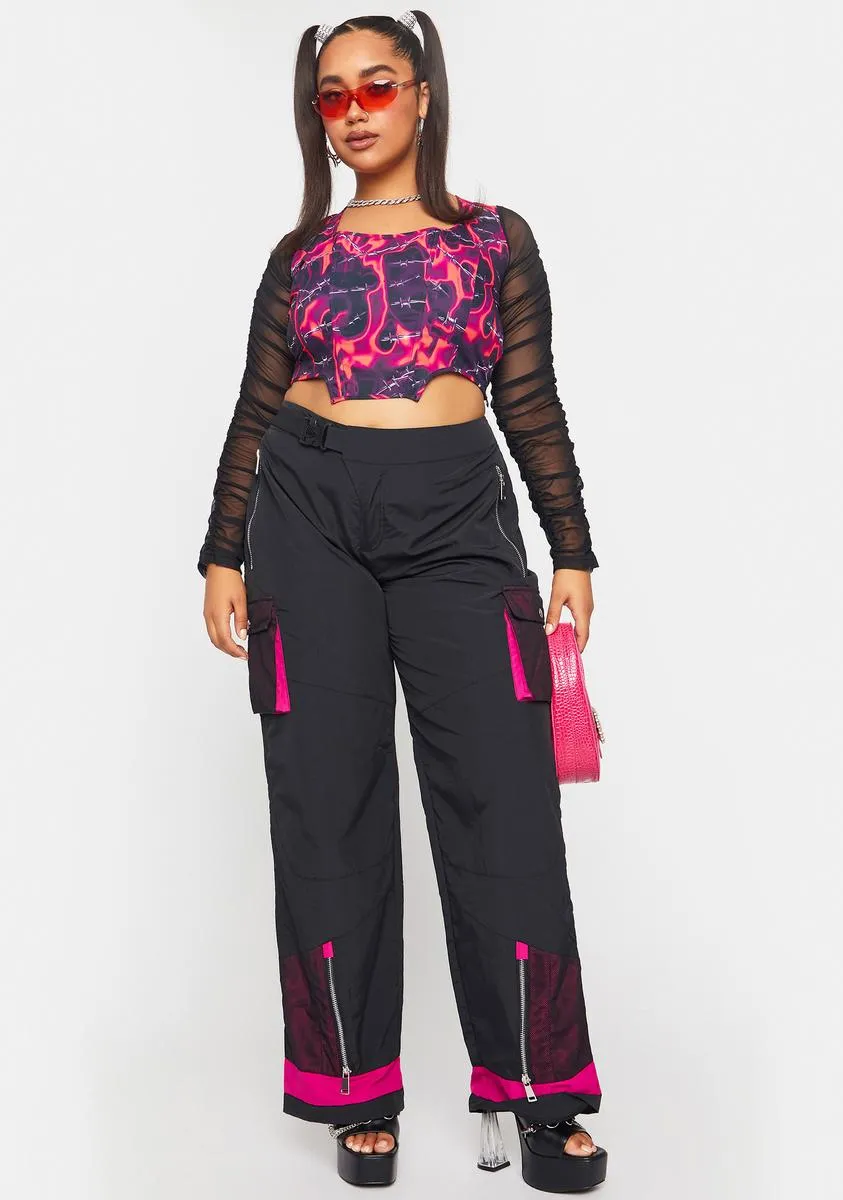 Plus Bad Girls Only Cargo Pants