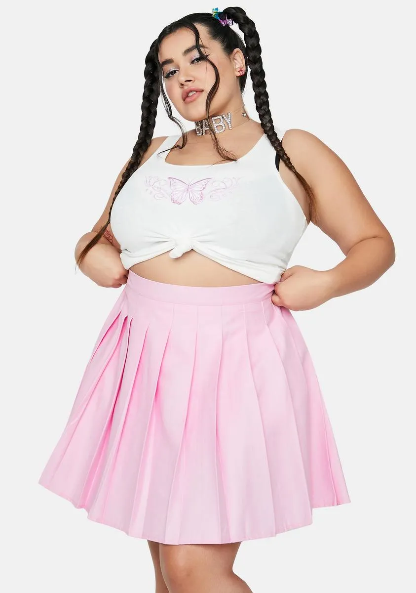 Plus Cupcake Just Like Candy Pleated Skirt