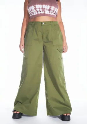 Plus Don't You Forget Twill Cargo Pants