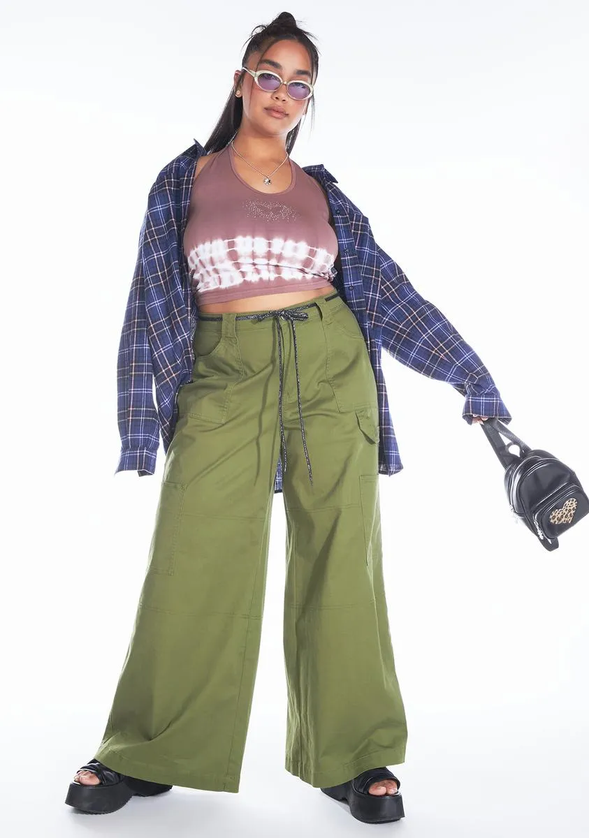 Plus Don't You Forget Twill Cargo Pants