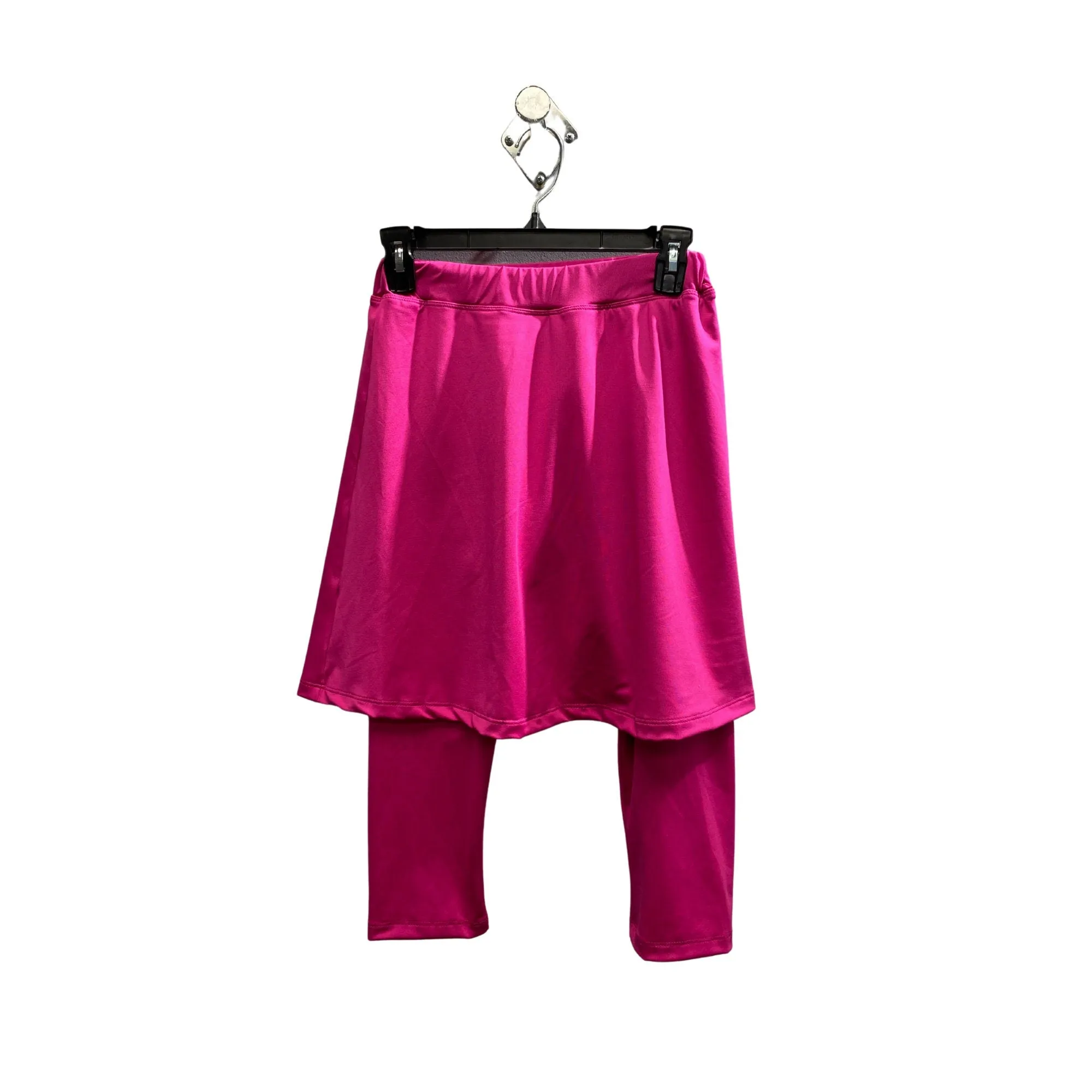 PLUS SIZE GIRLS Swim Leggings w Attached Skirt, Mini Flared Skirted Leggings, Quick Drying Skirted Leggings, 2-in-1 skirt leggings, Swimwear