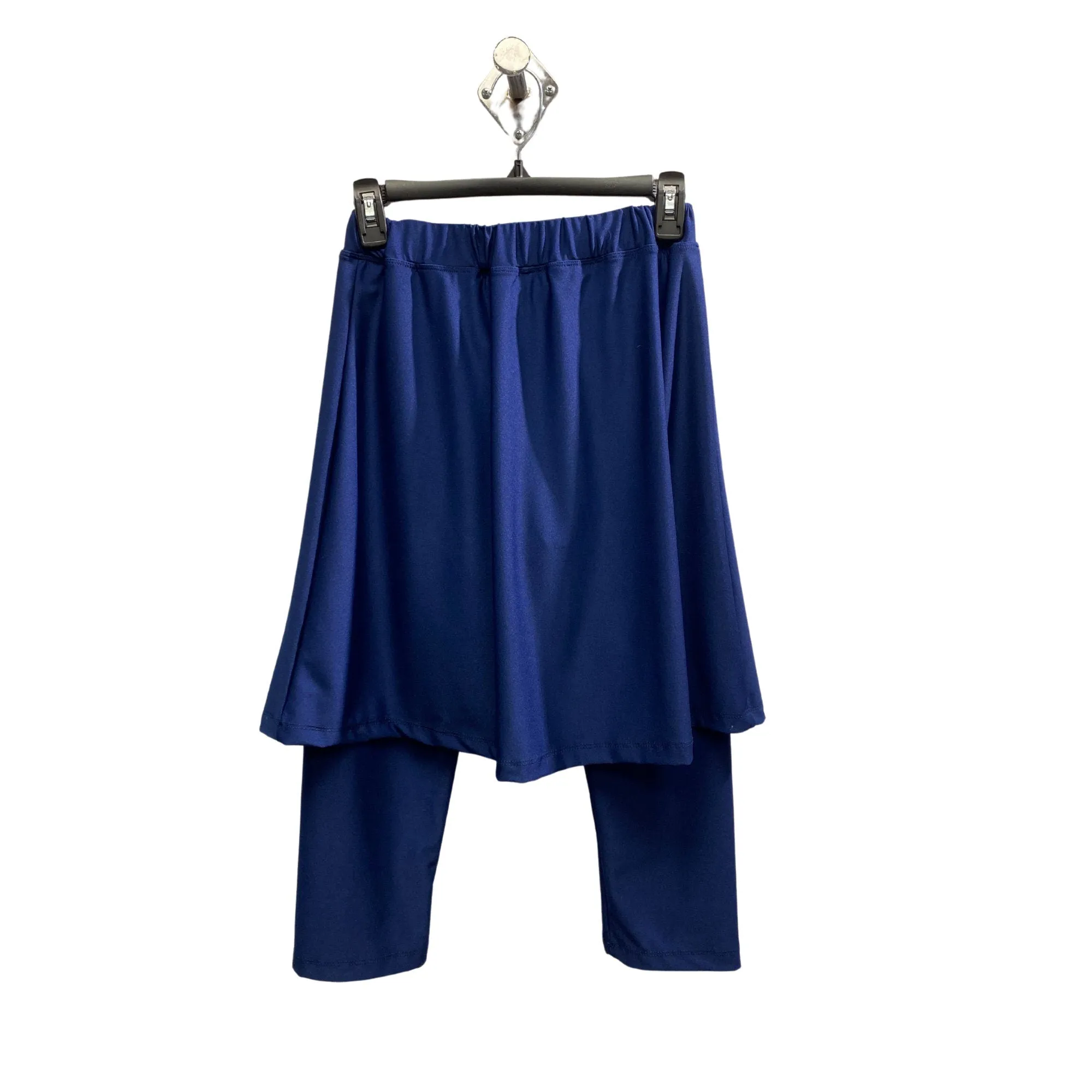 PLUS SIZE GIRLS Swim Leggings w Attached Skirt, Mini Flared Skirted Leggings, Quick Drying Skirted Leggings, 2-in-1 skirt leggings, Swimwear