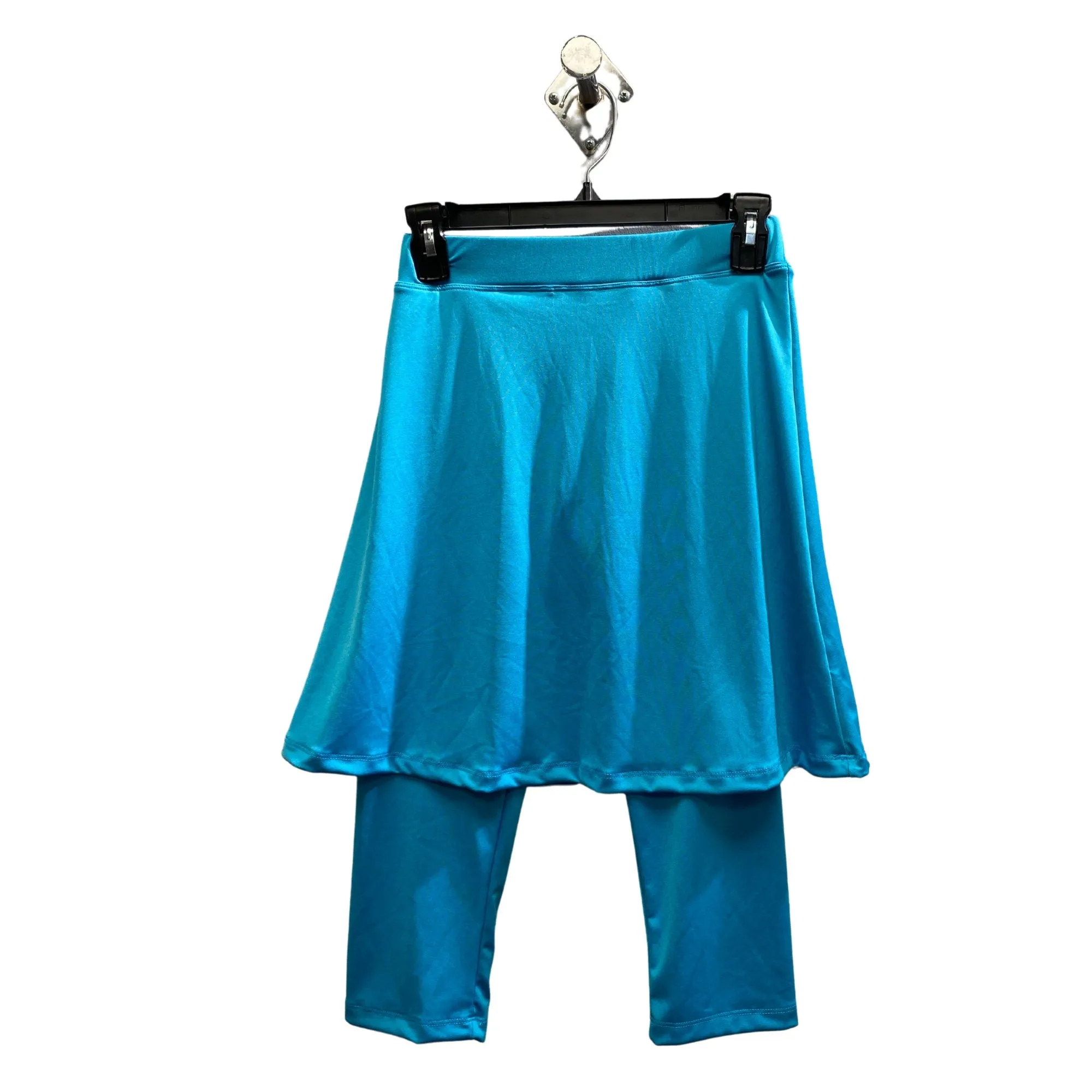 PLUS SIZE GIRLS Swim Leggings w Attached Skirt, Mini Flared Skirted Leggings, Quick Drying Skirted Leggings, 2-in-1 skirt leggings, Swimwear