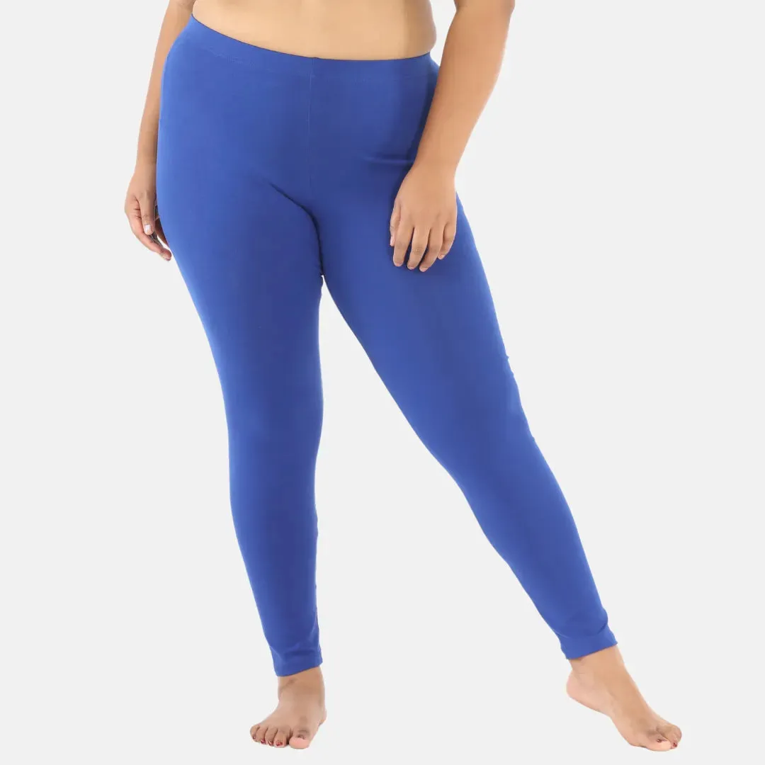 Plus Size Leggings For Women | High-Waist | Ankle-Length | Soft Cotton Blend | Tear-Resistant Gusset