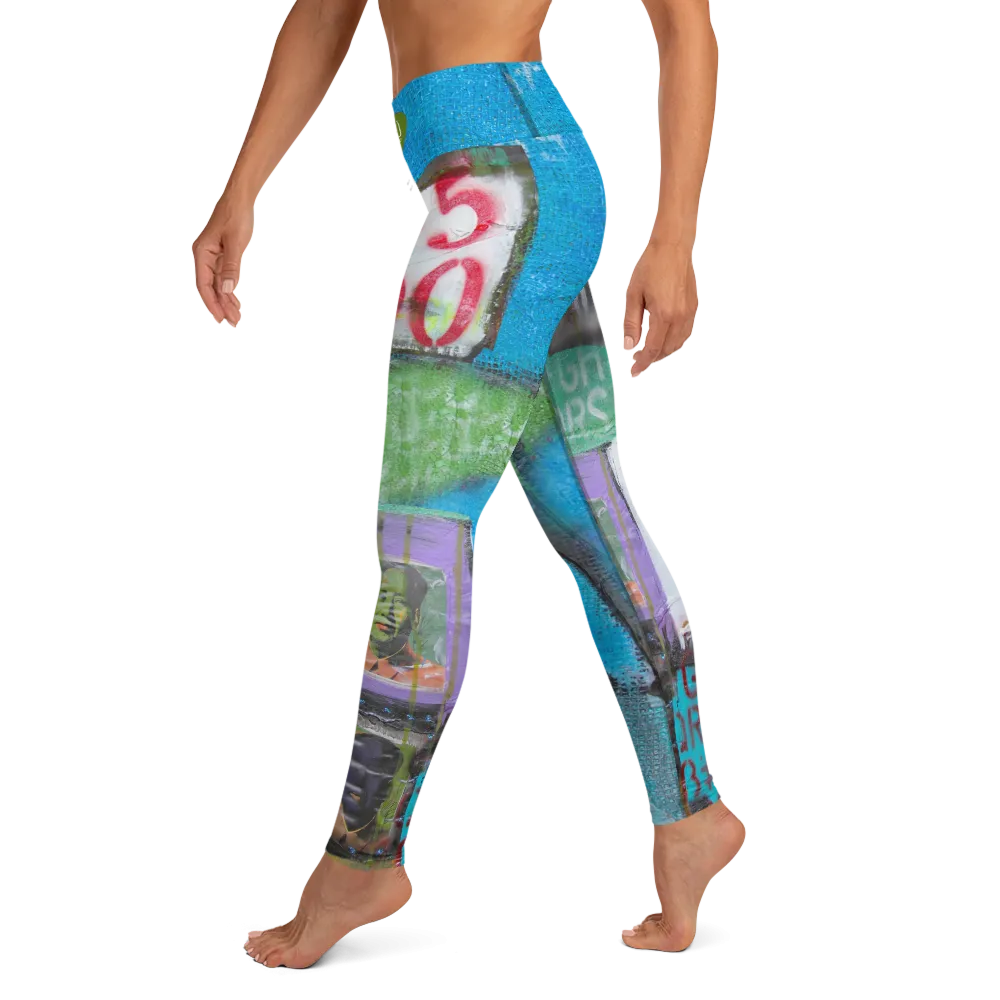 Pop Art Yoga Leggings