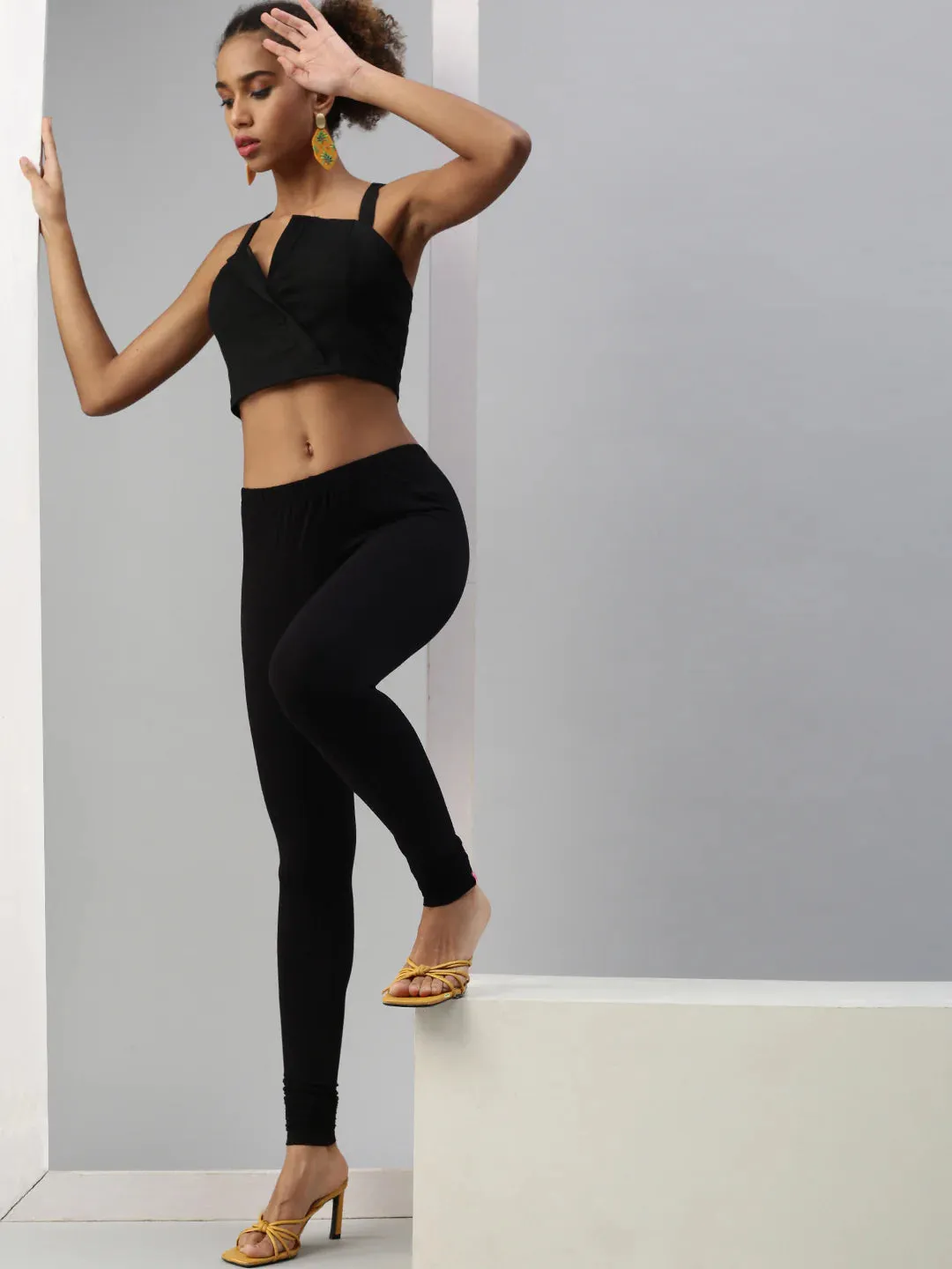 Prisma Churidar Leggings Black