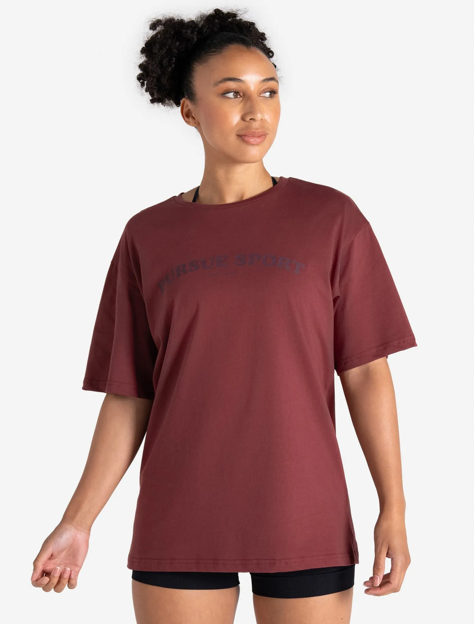 Pump Cover T-Shirt - Dark Cherry