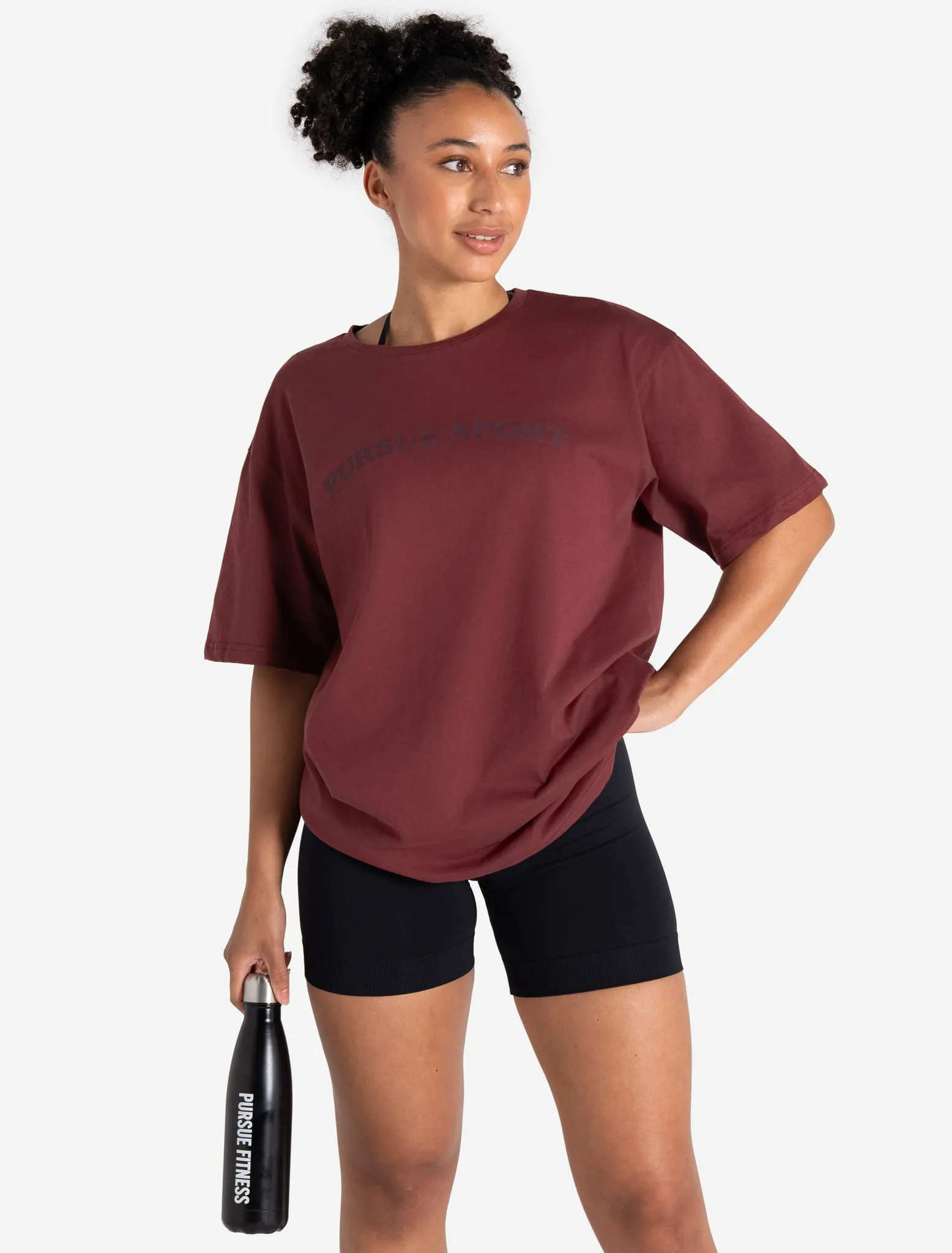 Pump Cover T-Shirt - Dark Cherry