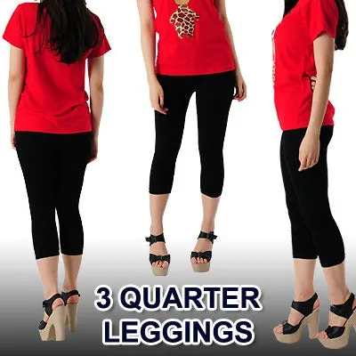 Quarter Rayon Cotton Leggings