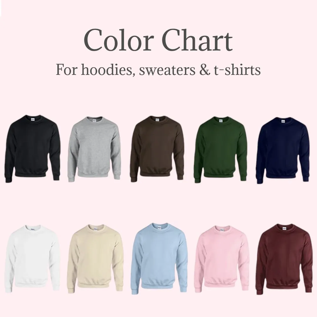 "cartoon characters" Matching Couple Sweatshirts - Personalized Embroidered Sweatshirts For Couples