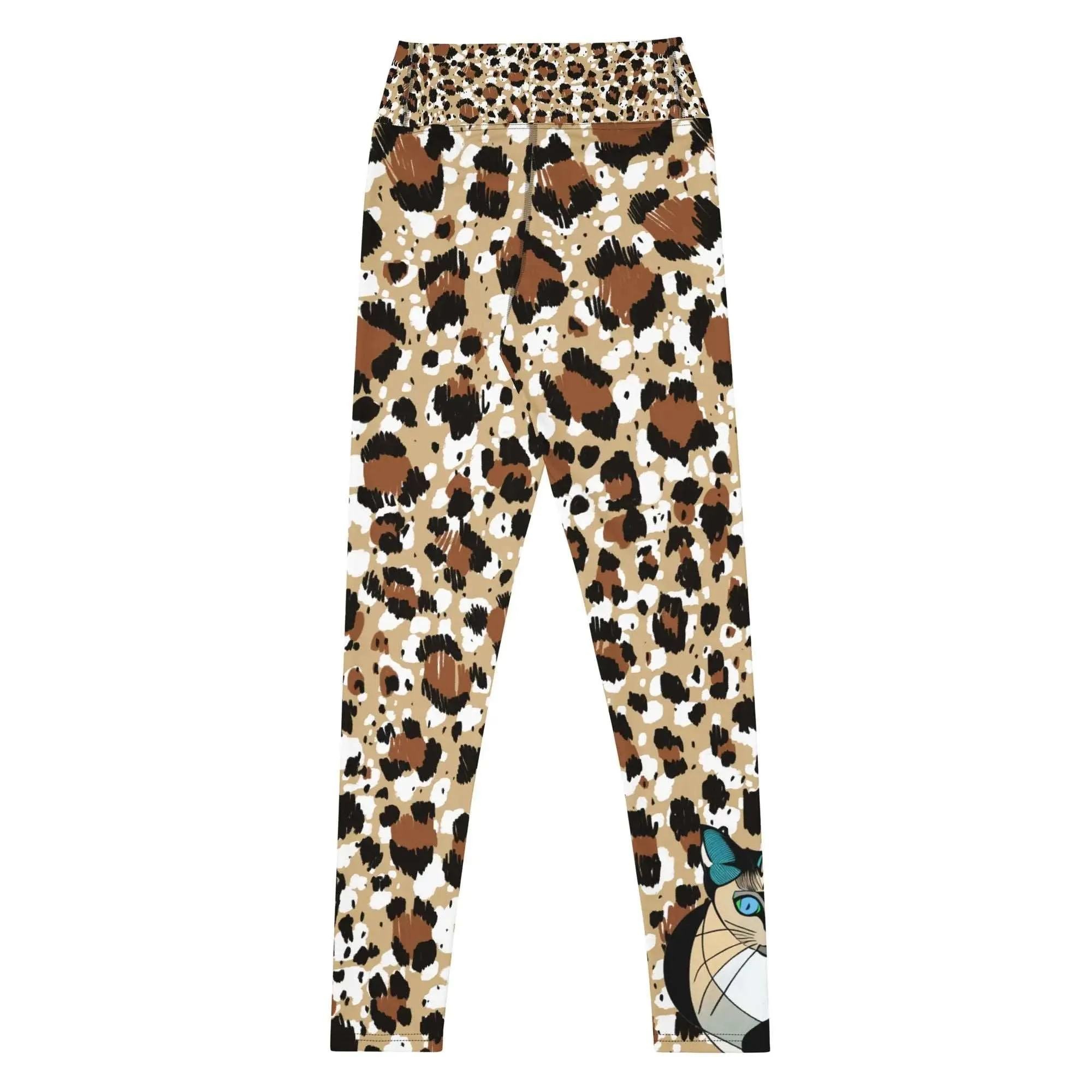 "Cat Lovers" Collection - Animal Print Yoga Leggings
