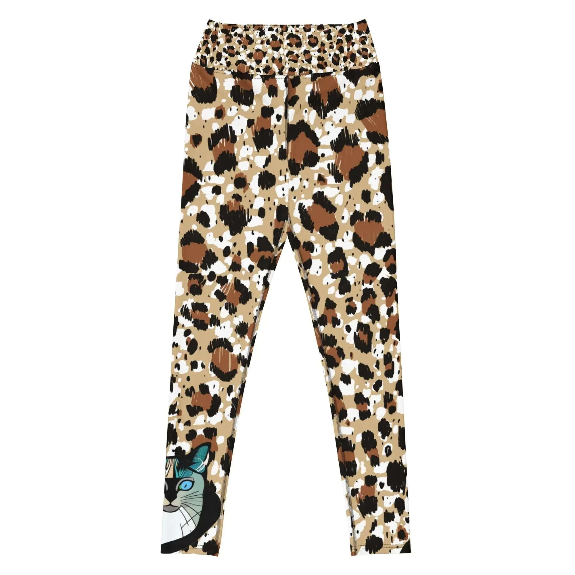 "Cat Lovers" Collection - Animal Print Yoga Leggings