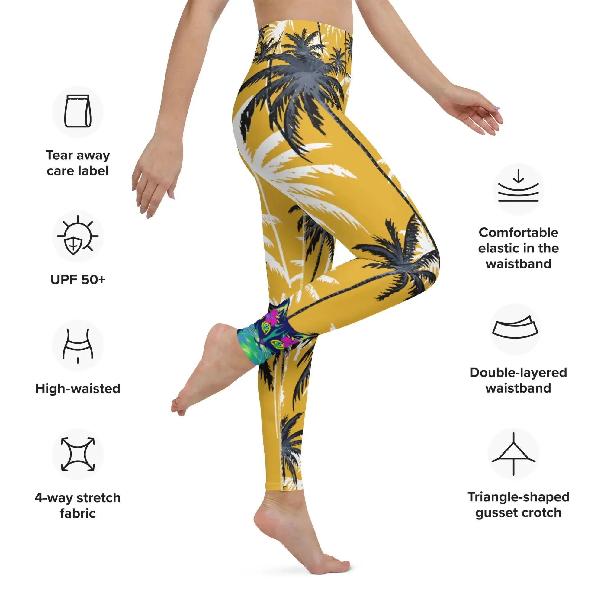 "Cat Lovers" Collection - Yoga Long Leggings