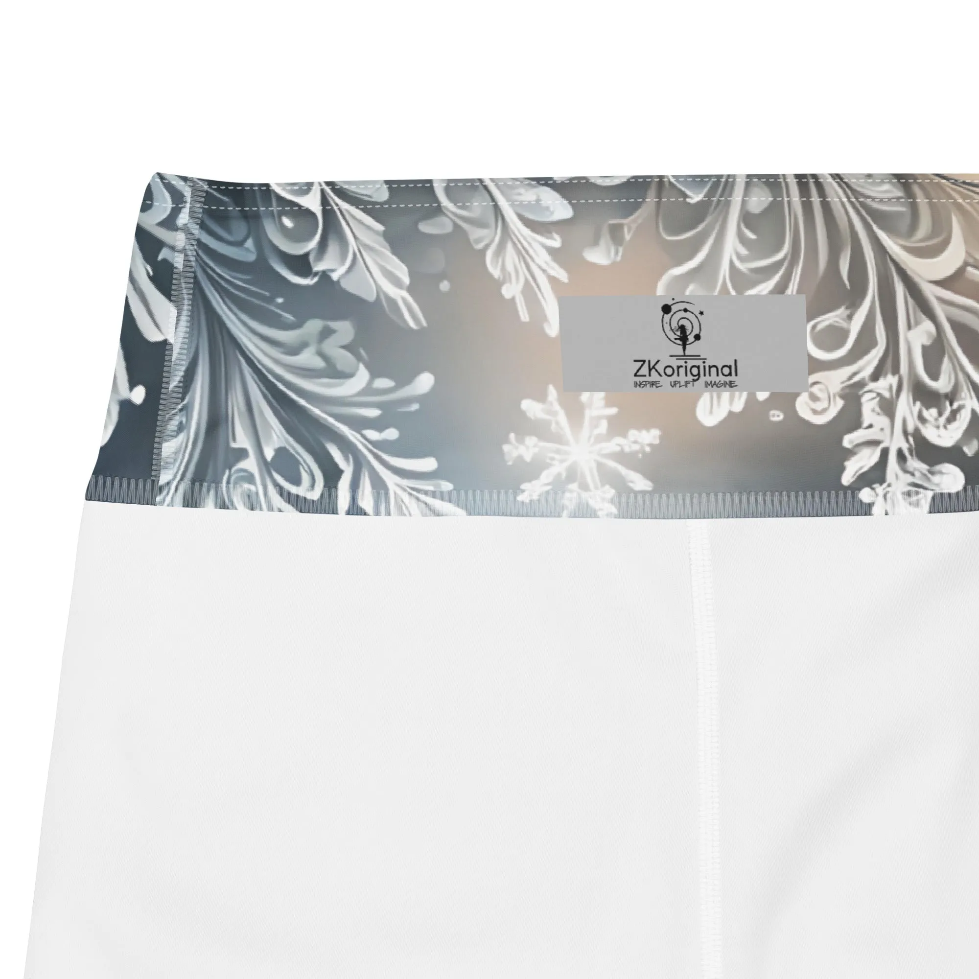 "Frosted Elegance" Collection - Long Yoga Leggings