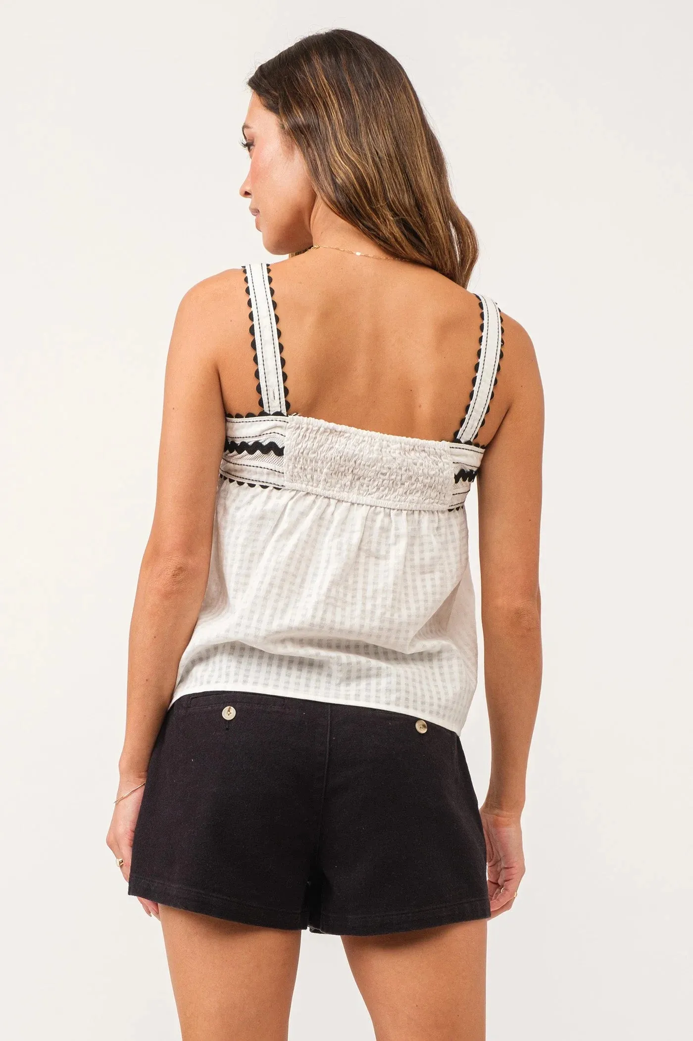 "HEAVEN ON EARTH" WIDE STRAP TOP