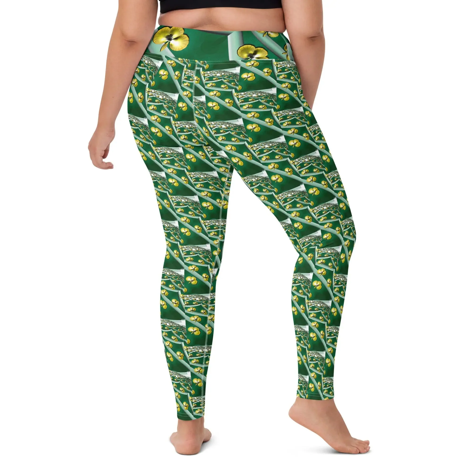 "Lucky Shamrock" Collection - St. Patrick's Day Yoga Leggings