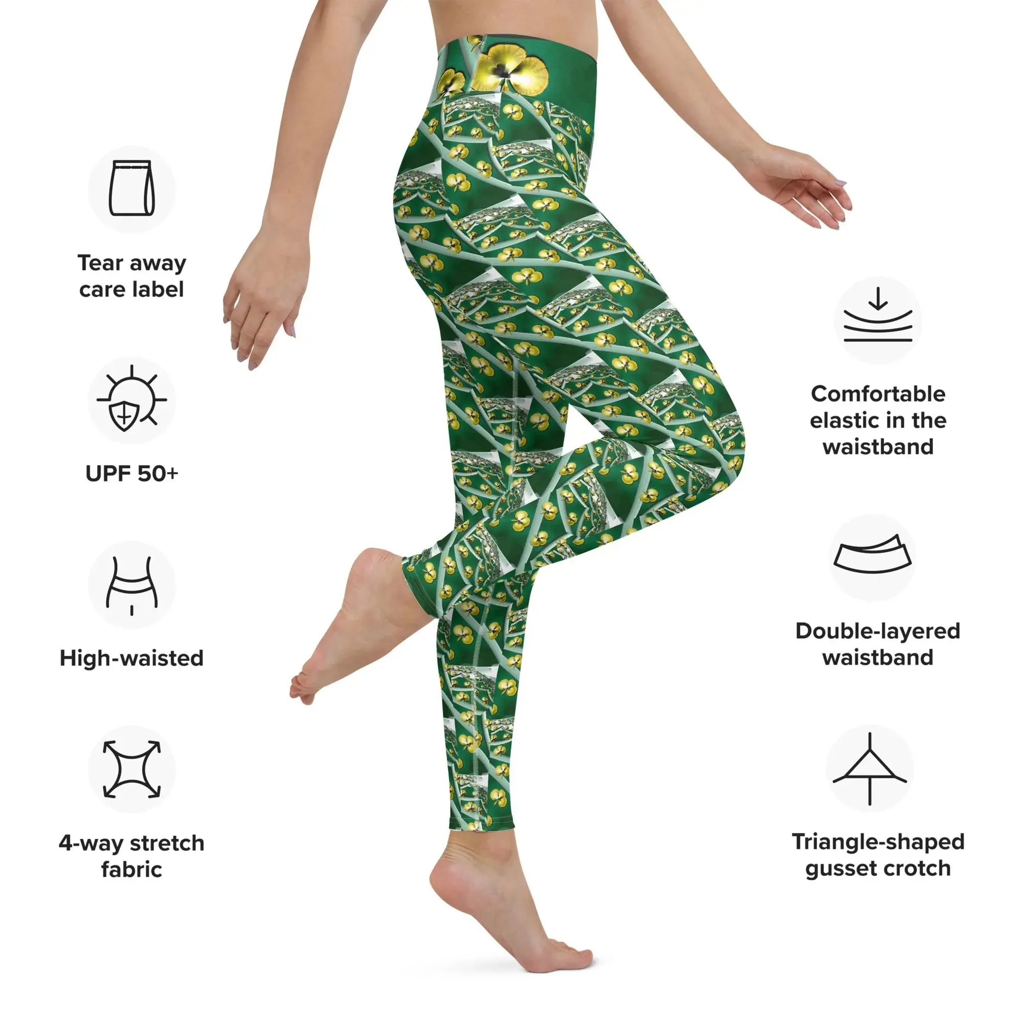 "Lucky Shamrock" Collection - St. Patrick's Day Yoga Leggings