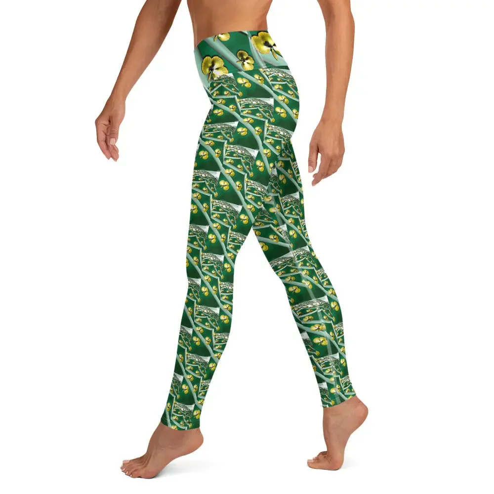 "Lucky Shamrock" Collection - St. Patrick's Day Yoga Leggings