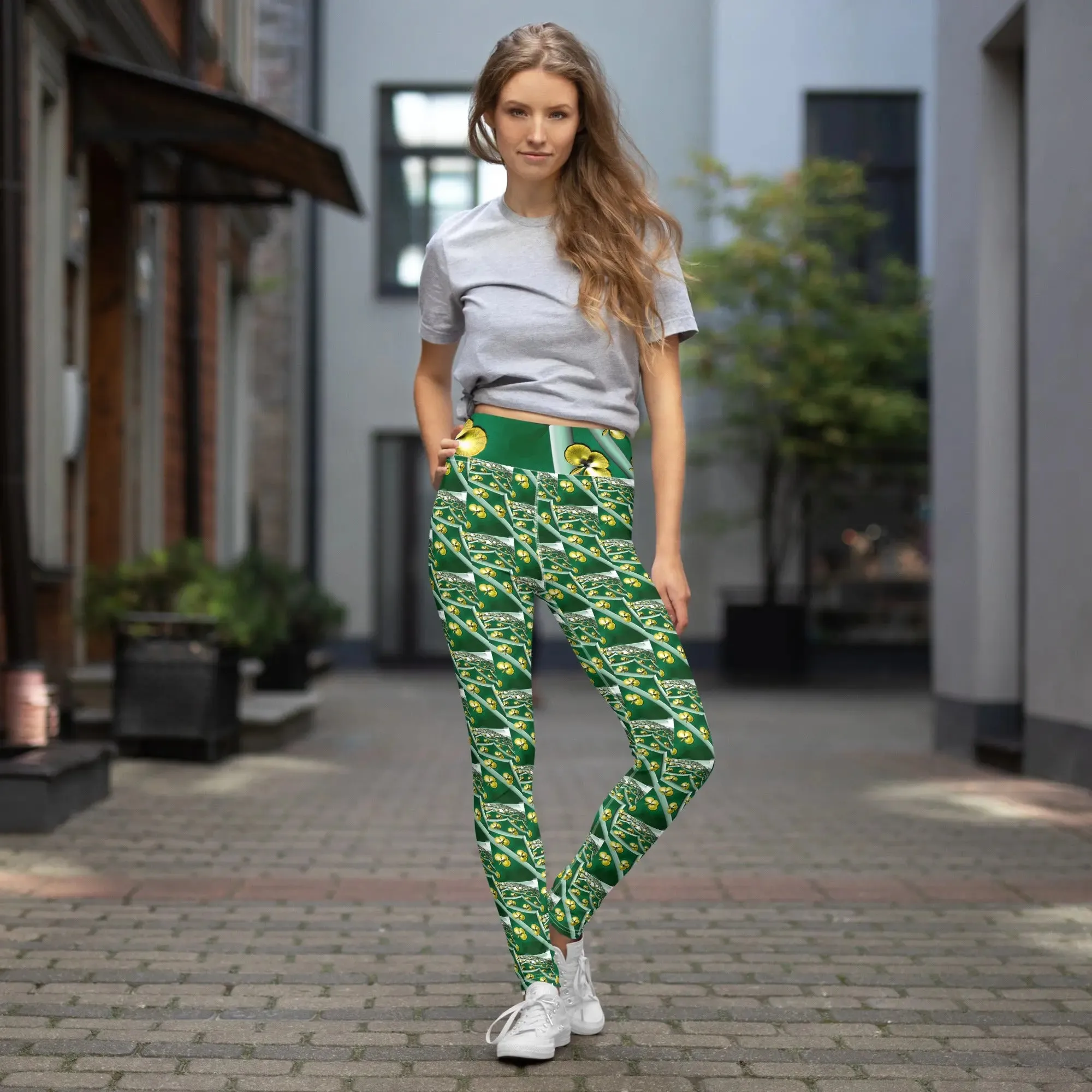 "Lucky Shamrock" Collection - St. Patrick's Day Yoga Leggings