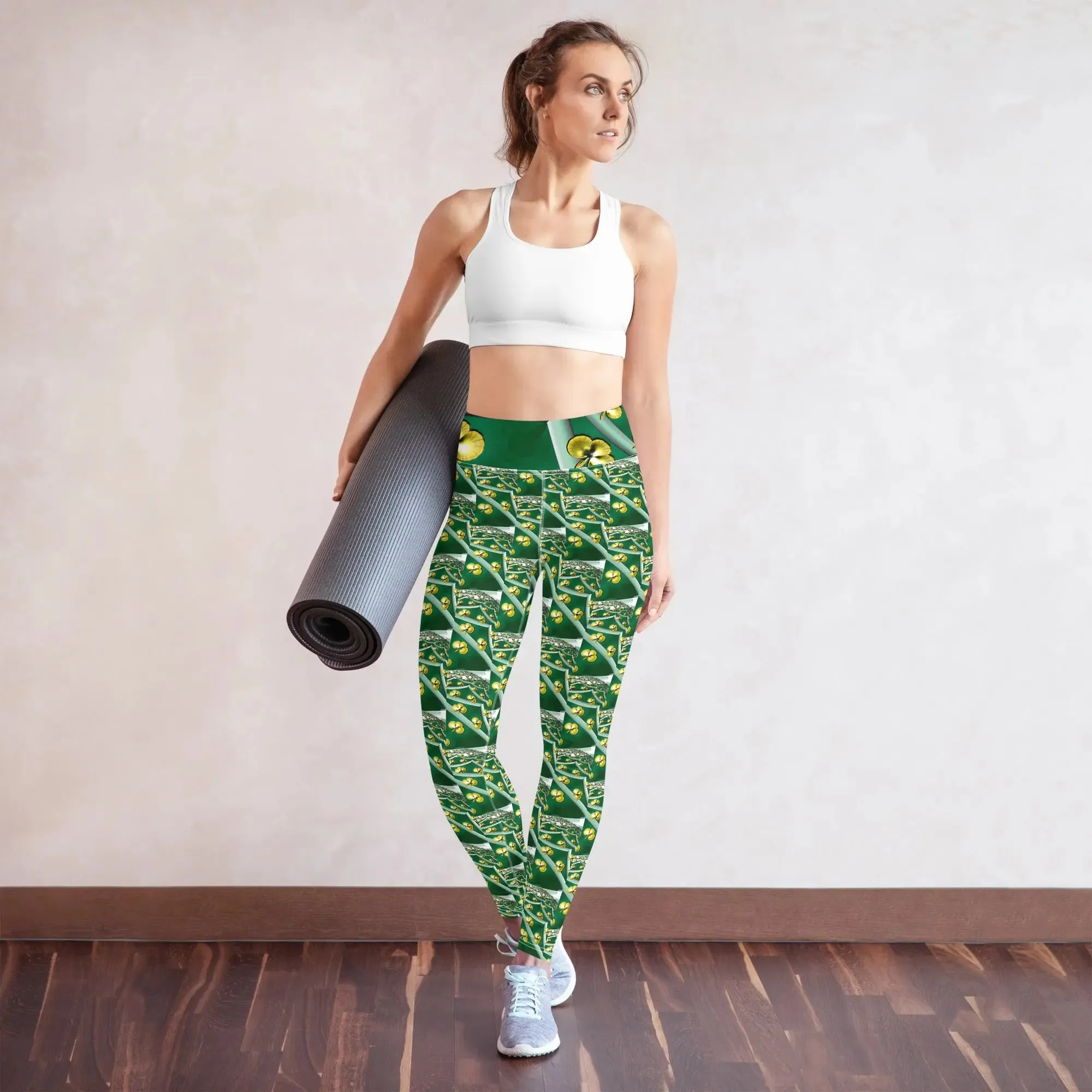 "Lucky Shamrock" Collection - St. Patrick's Day Yoga Leggings