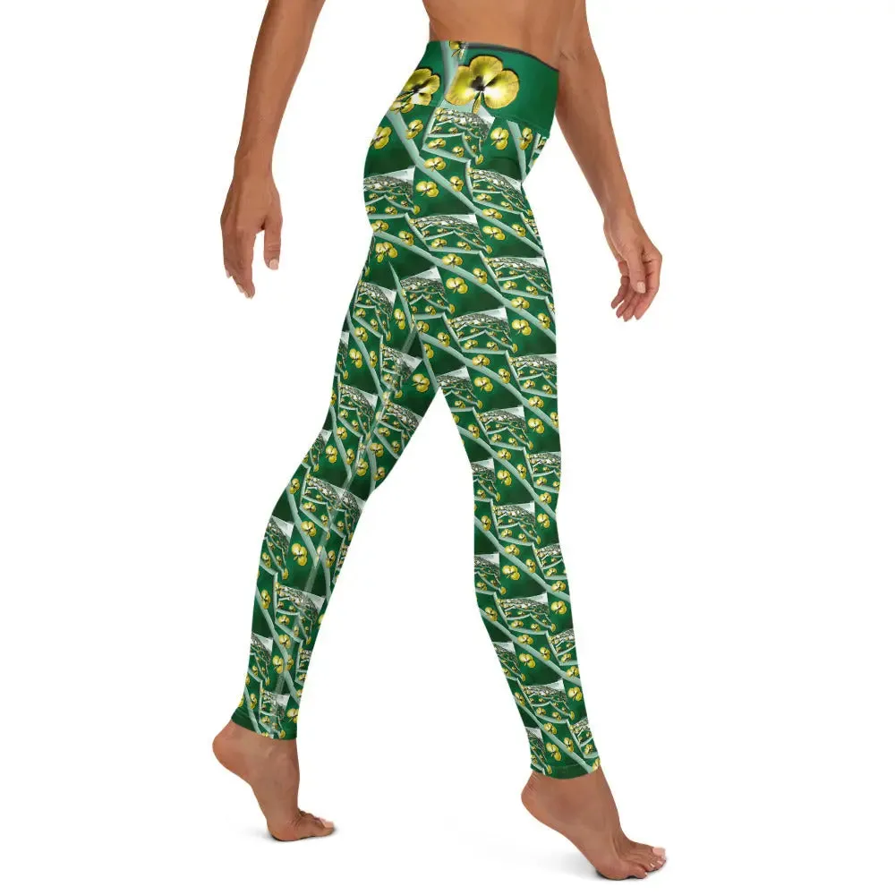 "Lucky Shamrock" Collection - St. Patrick's Day Yoga Leggings