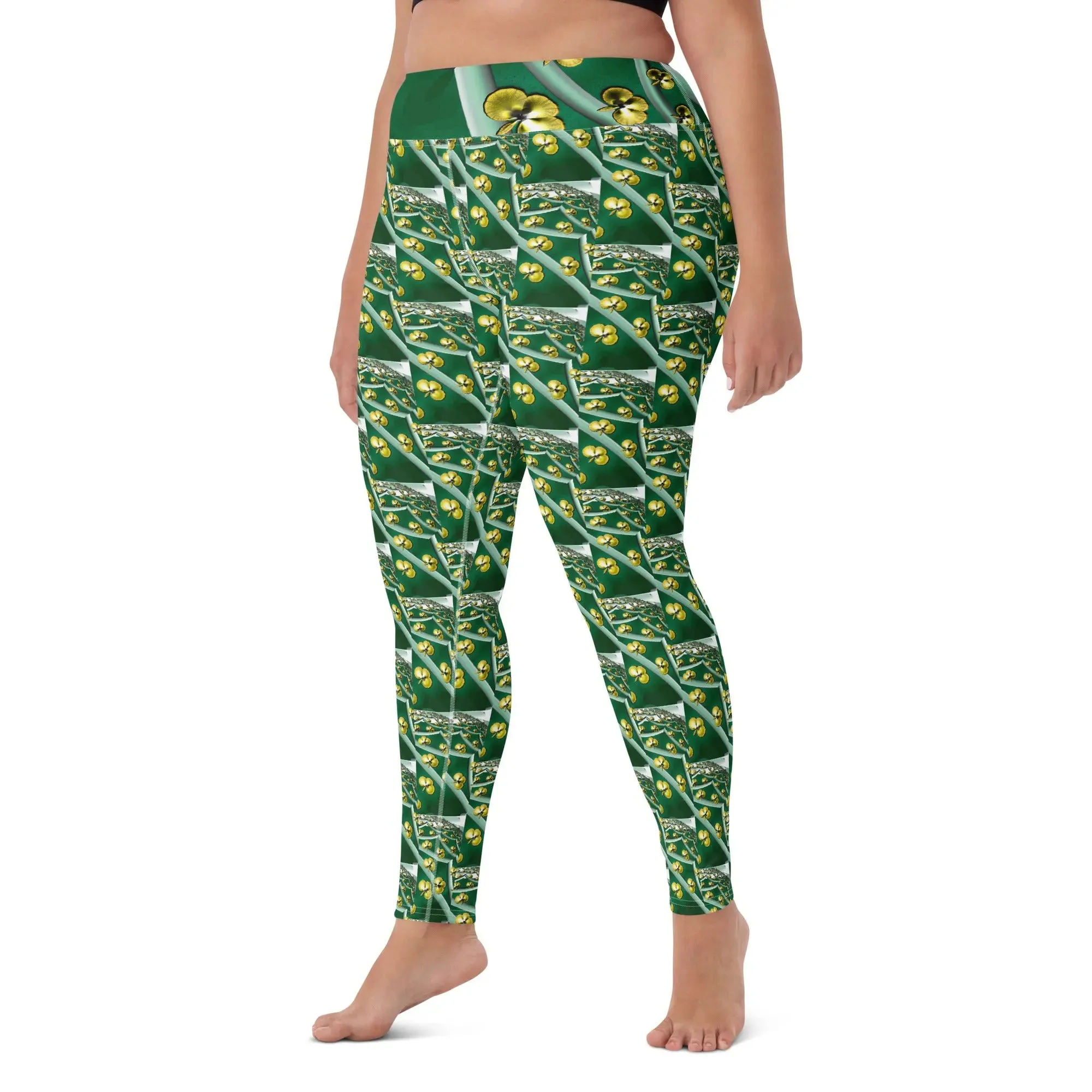 "Lucky Shamrock" Collection - St. Patrick's Day Yoga Leggings