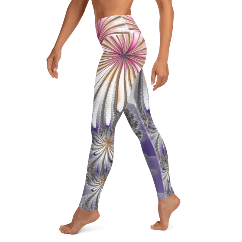 "Morning Bloom" Collection - Designer Yoga Leggings