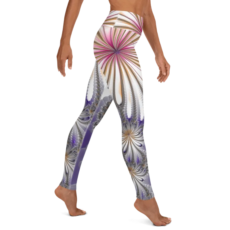 "Morning Bloom" Collection - Designer Yoga Leggings