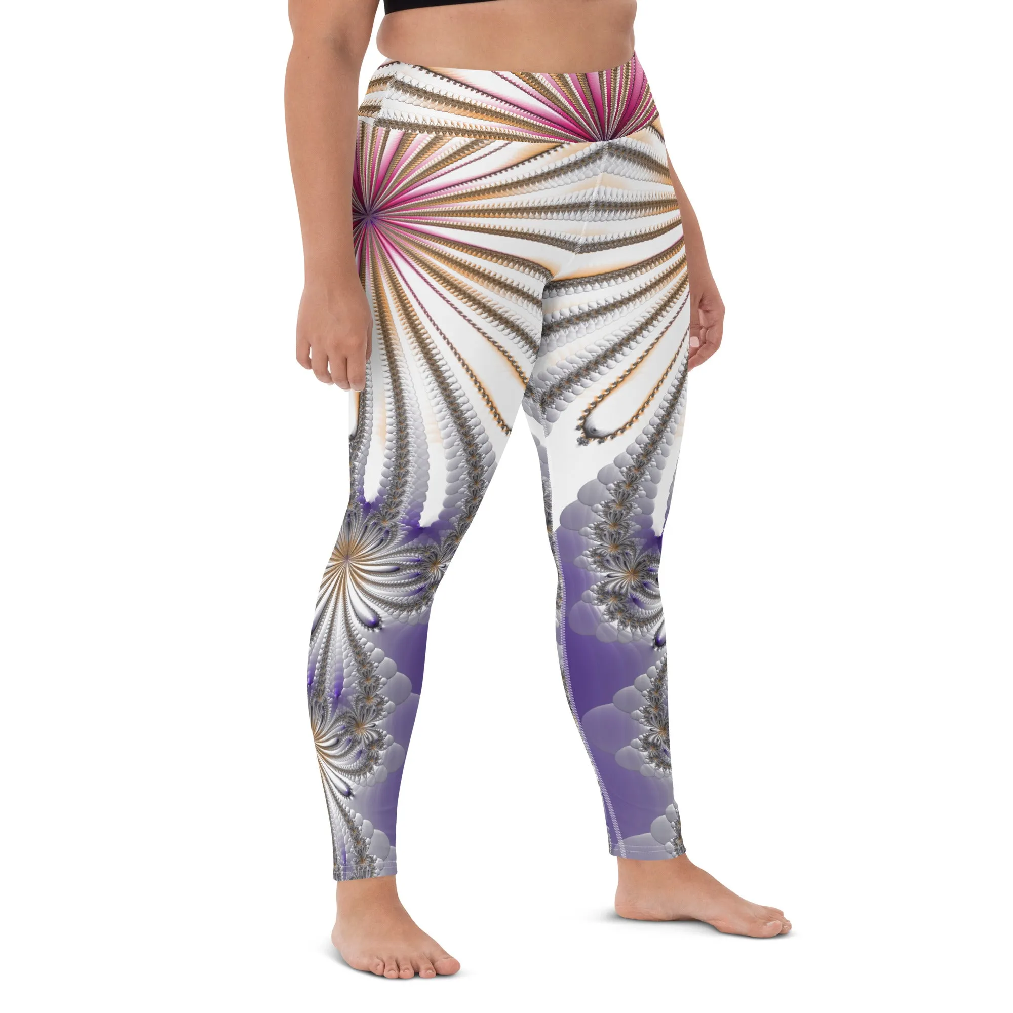 "Morning Bloom" Collection - Designer Yoga Leggings