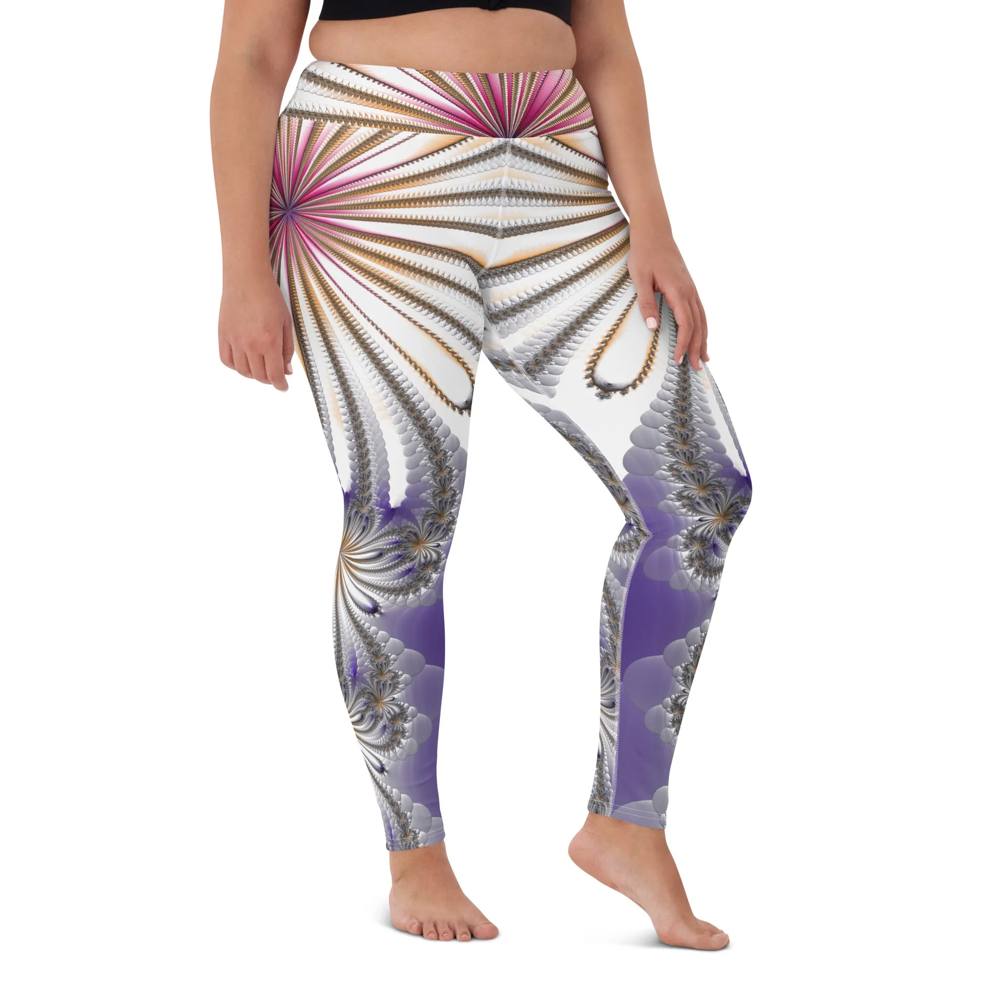 "Morning Bloom" Collection - Designer Yoga Leggings