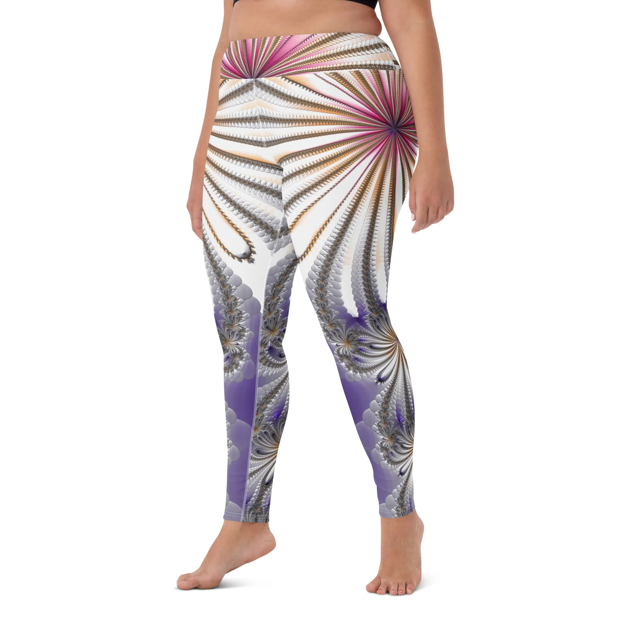 "Morning Bloom" Collection - Designer Yoga Leggings