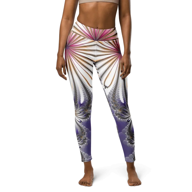 "Morning Bloom" Collection - Designer Yoga Leggings