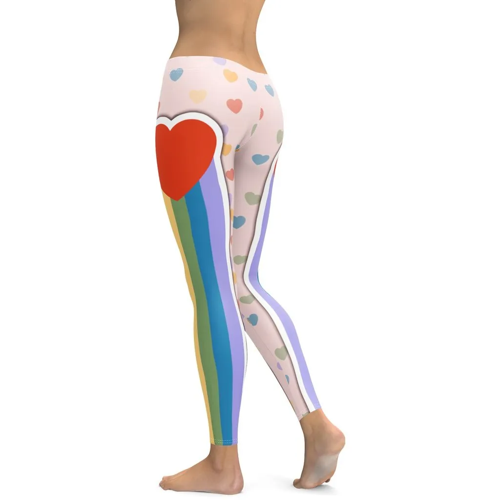 Rainbow Love Leggings